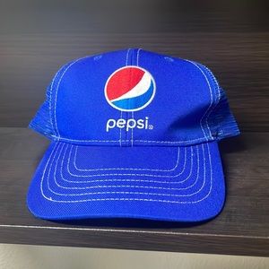 Royal blue Pepsi SnapBack truckers hat